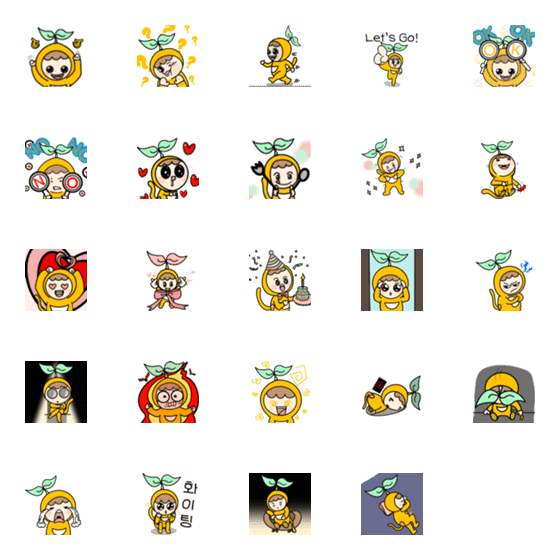 [LINE絵文字]Yellow monkey DoDoの画像一覧