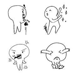 [LINE絵文字] handdrawndoodle_memory Emoji 1の画像