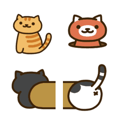 [LINE絵文字] ねこあつめ うごく絵文字の画像