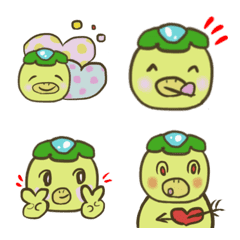 [LINE絵文字] かわいい❤️KAPPA  絵文字の画像