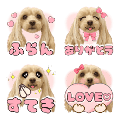 [LINE絵文字] マルプー♡ふらんの絵文字の画像