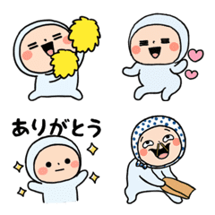 [LINE絵文字] ▶︎動く！タイツちゃんの絵文字④の画像