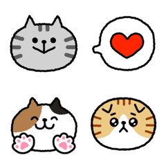 [LINE絵文字] ねこ色々絵文字8の画像