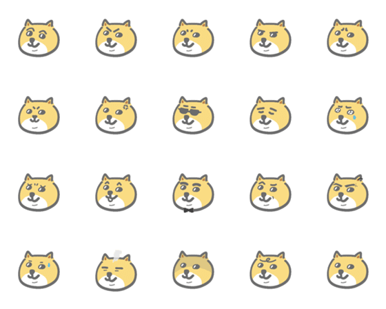 [LINE絵文字]INUdogの画像一覧