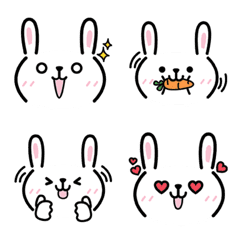 [LINE絵文字] The little rabbit [Daily emoji]の画像