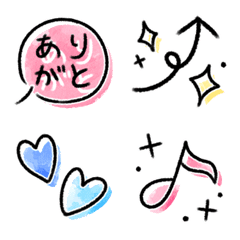 [LINE絵文字] シンプル☆毎日の画像