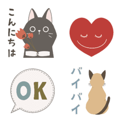 [LINE絵文字] 【動く】大人可愛い❤️北欧風【絵文字】の画像