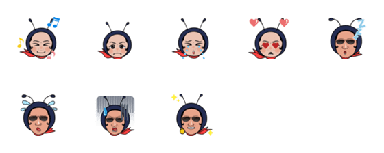 [LINE絵文字]ムシキン地球を守ろう絵文字の画像一覧