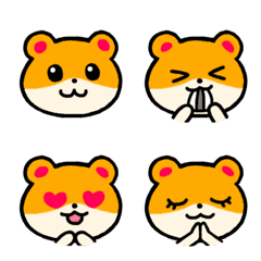 ハムスターの絵文字002の絵文字メイン画像