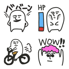 さるみのモアイの絵文字 7 （2022夏）の絵文字メイン画像