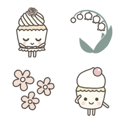 [LINE絵文字] カップケーキちゃんの画像