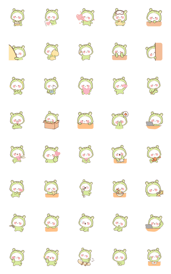 [LINE絵文字]Gummy Bear (Emoji)の画像一覧