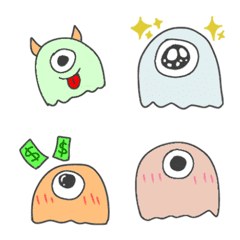 [LINE絵文字] daily little monsterの画像