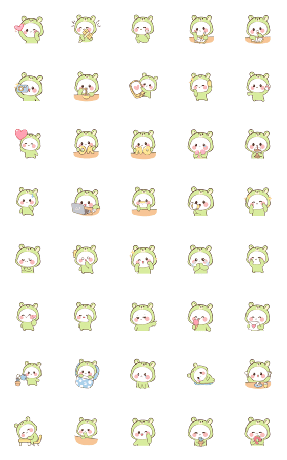 [LINE絵文字]Gummy Bear (Emoji) 2の画像一覧