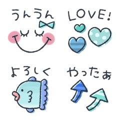 [LINE絵文字] 夏SUMMER★小さいスタンプの画像