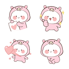 [LINE絵文字] Little Piggy (Emoji)の画像