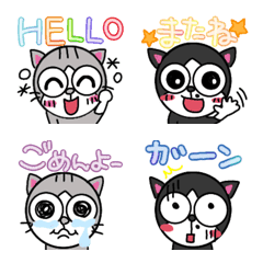 [LINE絵文字] こてつ＆こはく7（毎日使う絵文字）の画像