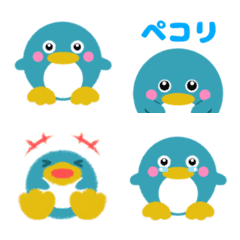 [LINE絵文字] 動く！まんまるペンギンの画像