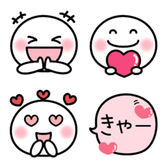 まっしろスマイルちゃんの絵文字メイン画像