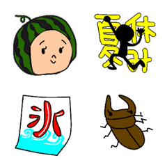 よつやの夏休み〜夏が来れば思い出す〜の絵文字メイン画像