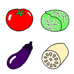 [LINE絵文字] 色々な野菜 絵文字の画像
