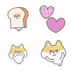 [LINE絵文字] 【動く！】かわいい犬♡豆柴の画像