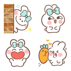 [LINE絵文字] Tokki Rabbit Emojiの画像