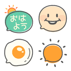 大人かわいい♪吹き出しえもじの絵文字メイン画像