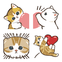 【再販】もふもふ連結2(ハート編)の絵文字メイン画像