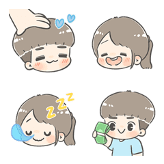 [LINE絵文字] Chuchu ＆ Bobo - Animation emoji 2の画像