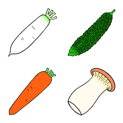 [LINE絵文字] 色々な野菜 絵文字2の画像