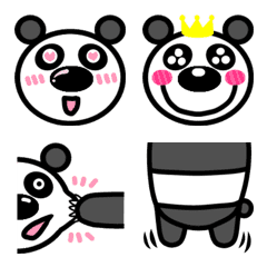 [LINE絵文字] Big Nose Pandaの画像