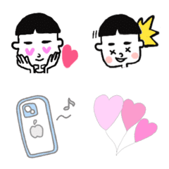 [LINE絵文字] 可愛いどんぐり頭の画像