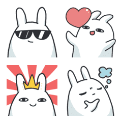 [LINE絵文字] Bunny is Moving emoji 2の画像
