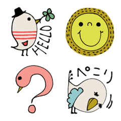 [LINE絵文字] motto' bird Emojisの画像