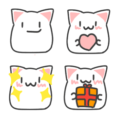 [LINE絵文字] happy cat？の画像