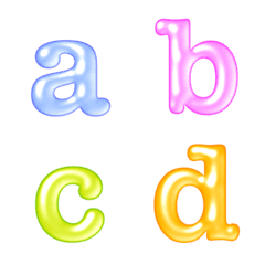 [LINE絵文字] abc jelly emoji (2)の画像