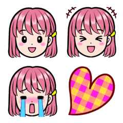 [LINE絵文字] 動く♪女の子もりだくさんの画像