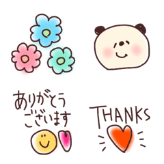 癒しのパンダの絵文字メイン画像