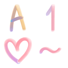 Rainbow font A-Z
