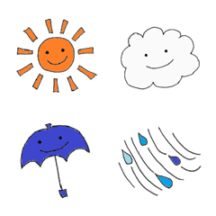 [LINE絵文字] まいにちのお天気の画像