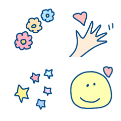 [LINE絵文字] さらっと使いやすい♡の画像