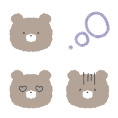 もふもふくまさんの絵文字メイン画像
