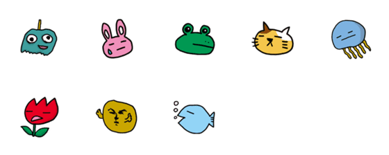[LINE絵文字]てすとで作ったやーつの画像一覧
