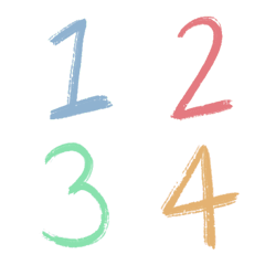 [LINE絵文字] number made by a newby creator2の画像