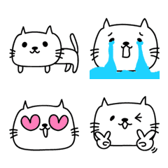 [LINE絵文字] 動く！ 毎日使えるネコ Cat絵文字の画像