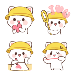 [LINE絵文字] Kucing Celometan (Emoji)の画像