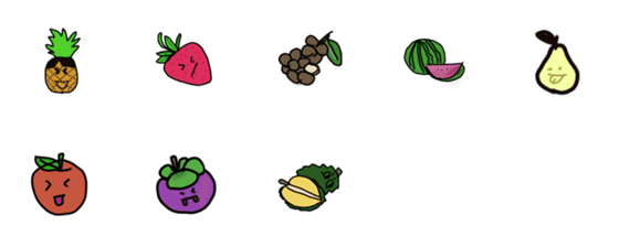 [LINE絵文字]Narak fruitの画像一覧