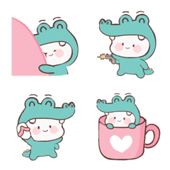 [LINE絵文字] Chubby Crocs (Emoji)の画像