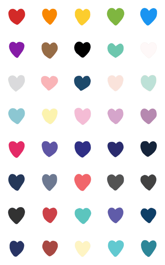 [LINE絵文字]My heart emoji ><の画像一覧